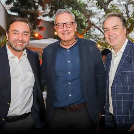 Rodrigo Arellano, Bernardo Fontaine y Gonzalo Müller.