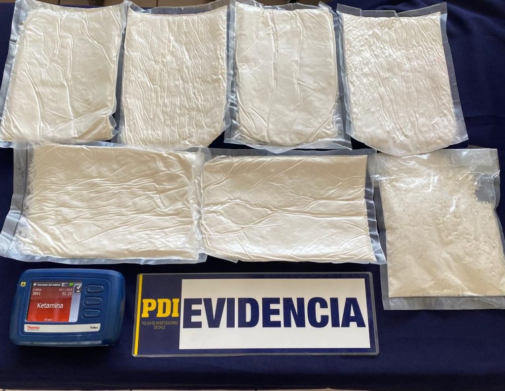 PDI detuvo a imputado por tráfico de drogas en aeropuerto de Arica: Portaba más de 2 kilos de ketamina