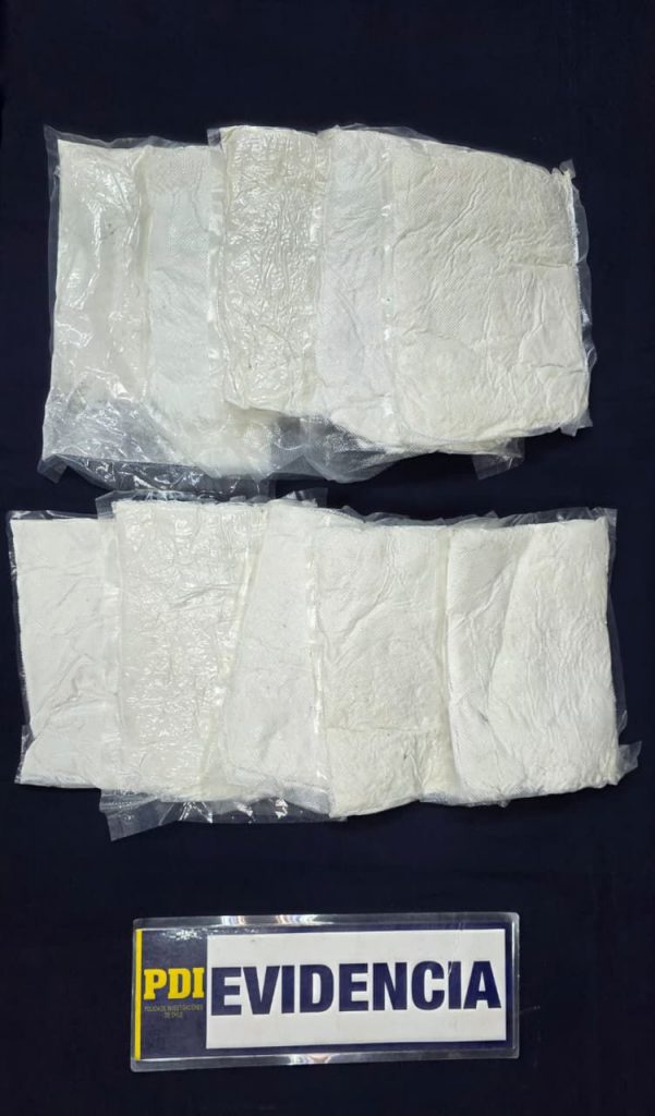 Operación Orión: PDI Arica detuvo a imputada con más de 10 mil dosis de ketamina en Complejo Fronterizo Chacalluta