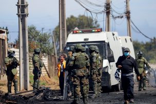 Carabinero es baleado durante desalojo de megatoma de San Antonio
