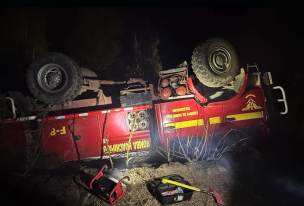 Carro de Bomberos vuelca tras combatir incendios en Florida: Al menos 7 voluntarios lesionados