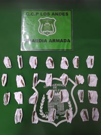 Gendarmería frustra ingreso de droga y elementos prohibidos en cárcel de Los Andes