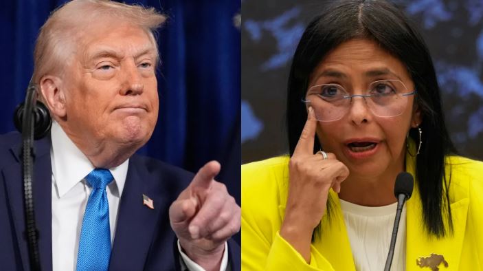 Donald Trump advierte a Delcy Rodríguez: 