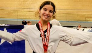 Agustina Farfán: Talento chileno que destaca en el taekwondo europeo