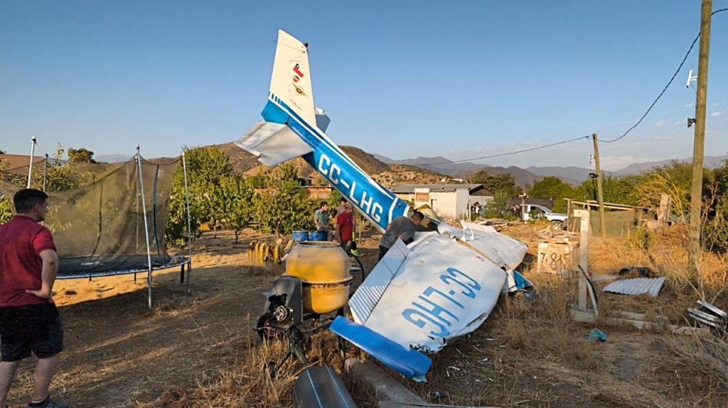 Accidente de avioneta en Curacaví dejó a un piloto lesionado de gravedad