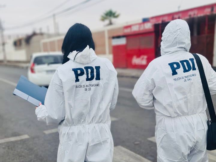 PDI y Fiscalía investigan homicidio con arma cortopunzante en sector sur de Arica