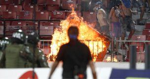 Cuatro detenidos tras incidentes en el Estadio Nacional: Club anunció querellas contra involucrados