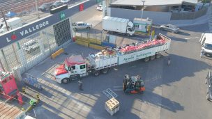 Mercado Mayorista Lo Valledor entrega nuevo cargamento con más de 40 toneladas en alimentación animal e insumos a afectados por incendios