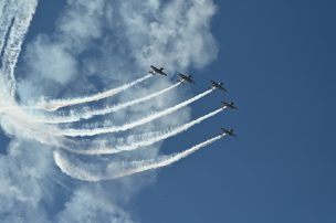 Escuadrilla Halcones realizará dos shows aéreos en la Región de Valparaíso