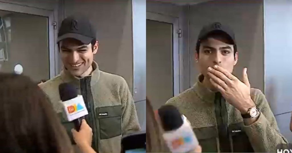 Matteo Bocelli enciende el estudio de 'Tu Día' con coqueto comentario: “Estoy muy feliz de verla”