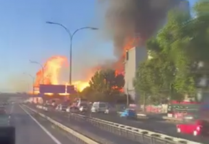 Enorme explosión provoca corte total del tránsito en General Velásquez y colapsa Ruta 5 al norte