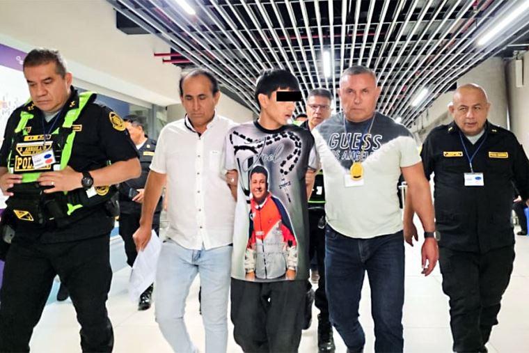 Capturan en Chile a brazo armado de banda criminal peruana 