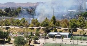 Reportan incendio forestal en Parque de Los Reyes: Ocho compañías acudieron al lugar