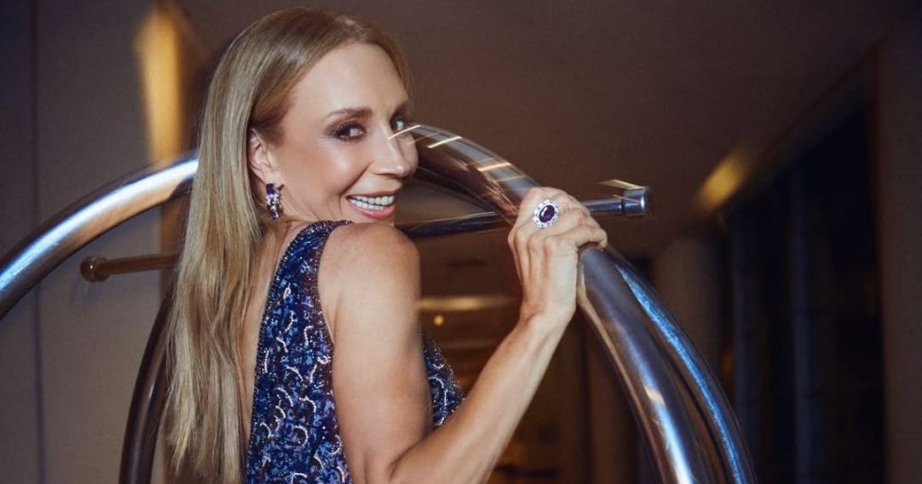 Brillo total en la Quinta: el impactante vestido de Karen Doggenweiler con 10 mil cristales