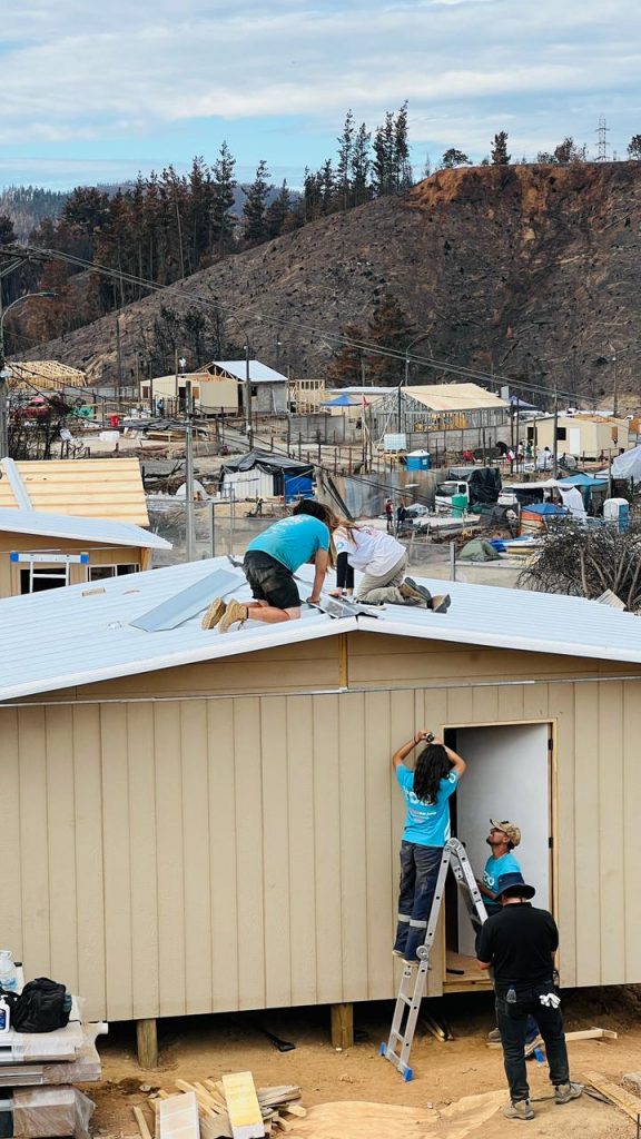 TECHO-Chile entrega 40 nuevas viviendas de emergencia en Concepción