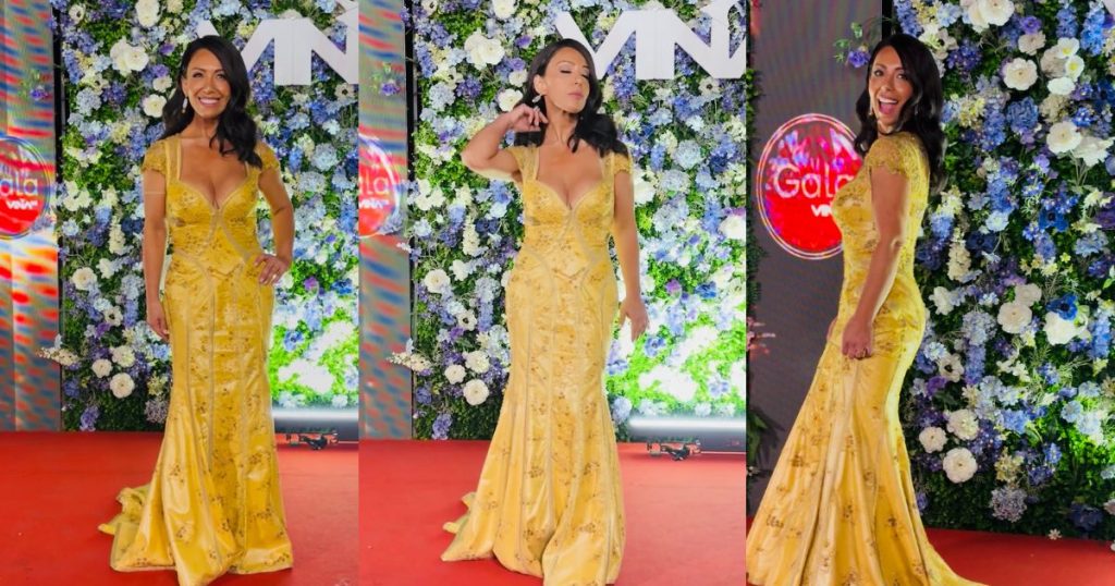 Gala de Viña 2026: Mariela Sotomayor brilla con diseño exclusivo de Rubén Campos