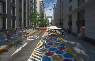 MTT: comienzan las obras para habilitar el eje Bandera como paseo semipeatonal y el tránsito de buses RED