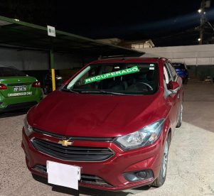 Carabineros detiene a sujeto y recupera vehículo robado en menos de una noche