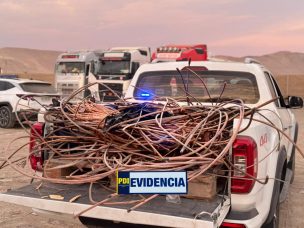 PDI incauta más de 10 toneladas de cobre ocultas en camión en Arica