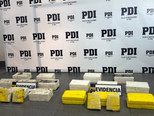 PDI Arica detuvo a imputado con más de 35 kilos de clorhidrato de cocaína en control Cuya