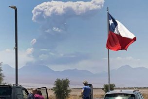Alerta Temprana Preventiva por actividad del volcán Láscar en Antofagasta