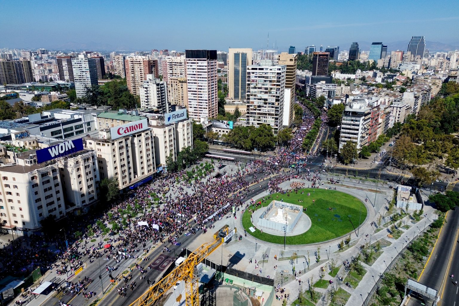 FOTOS | Marcha del 8M en Santiago: Así se vive la movilización por el ...