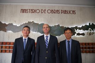 Ministro Arrau se reúne con CEO de Hyundai para revisar avances del Puente Chacao