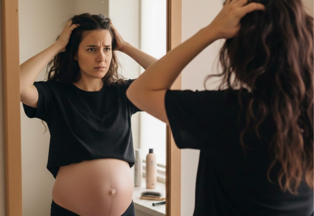 Caída del pelo en embarazadas: Por qué ocurre y cómo cuidarlo de forma segura según especialista