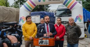 Gobierno Regional de Ñuble y Asociación de Agricultores entregan 48 toneladas de alimento tras incendios