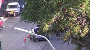 Choque de autos en Estación Central: revisa las restricciones de tránsito