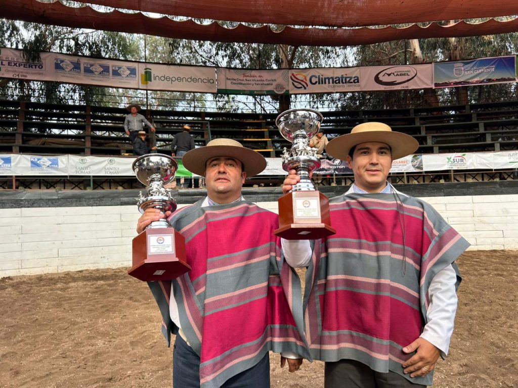 Abarca y Cortina ganan el Rodeo Clasificatorio Centro y se instalaron en la final del Campeonato Nacional