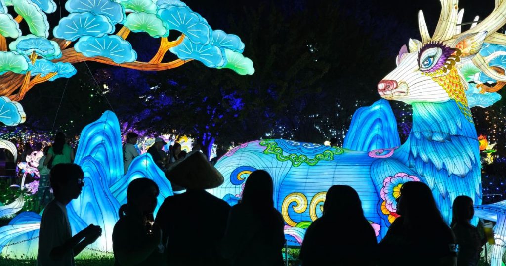 Tianfu Festival: el panorama nocturno que muchos están visitando por segunda vez con dos locaciones en Santiago