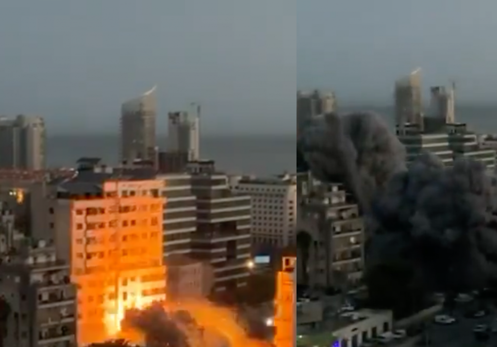 Israel bombardea y destruye edificios residenciales en Beirut: Se reportan al menos 12 muertos