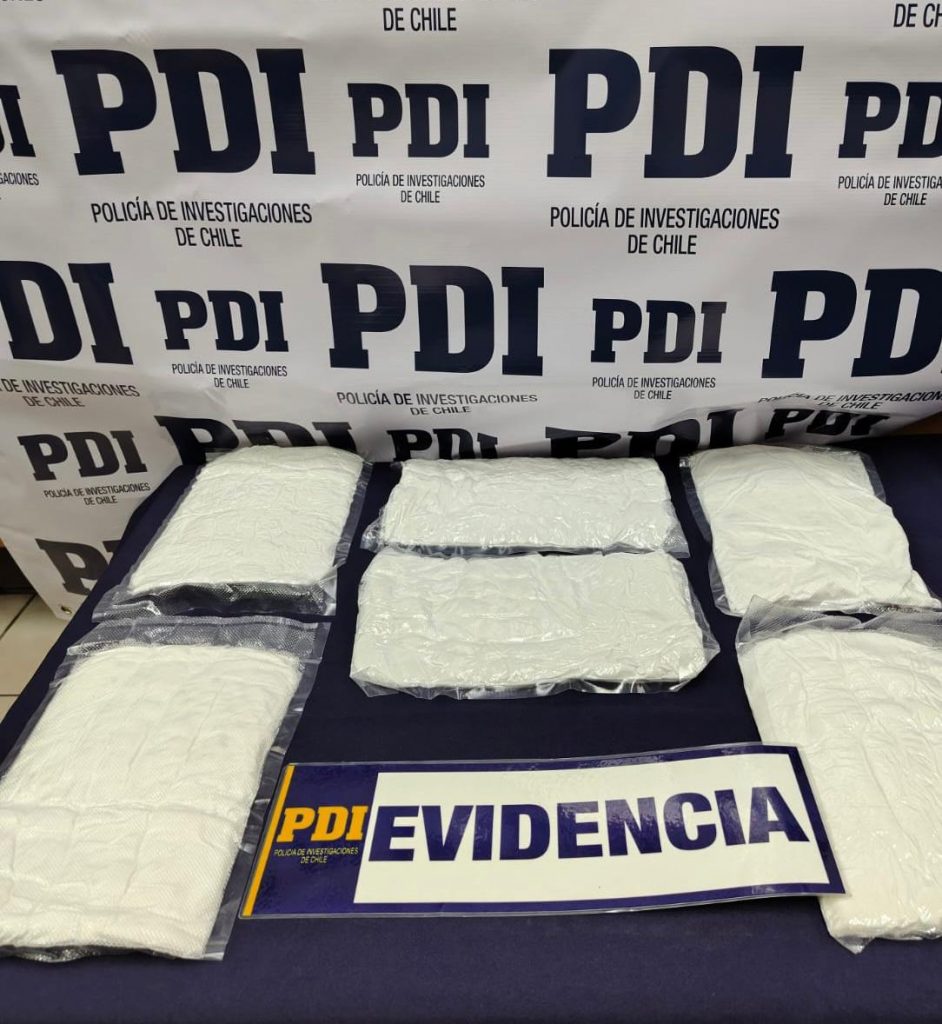 Tráfico de drogas en Arica: detienen a sujeto con más de 6.600 dosis de ketamina en Chacalluta