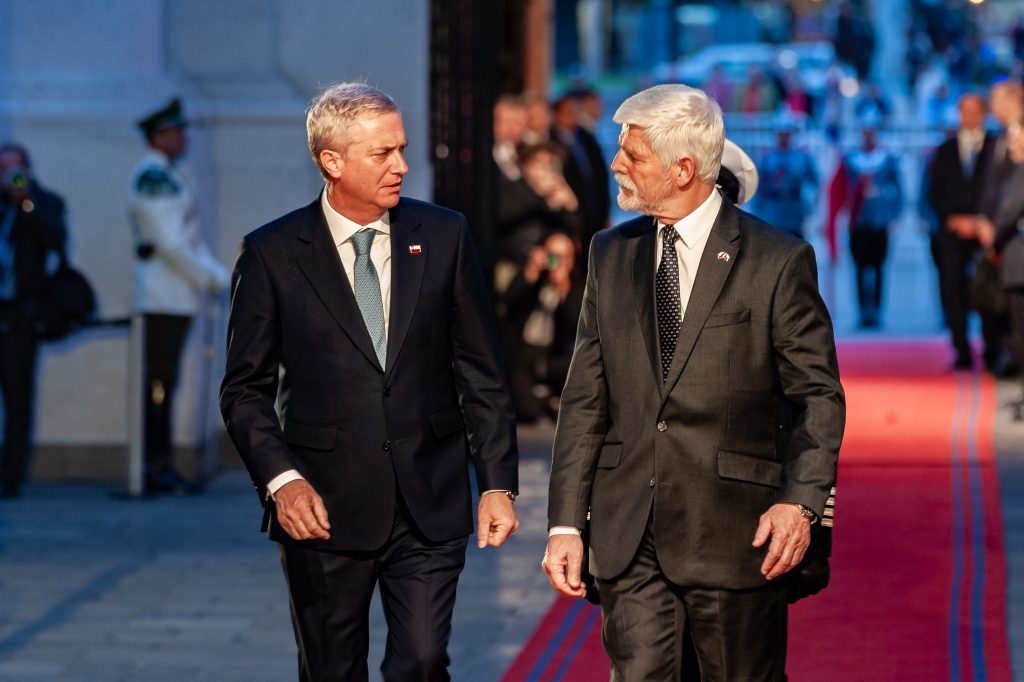 Kast recibe al Presidente de República Checa en su primera visita oficial en Chile