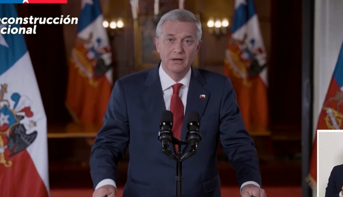 Primera cadena nacional del Presidente Kast: enfoca en seguridad y crecimiento para “romper el estancamiento”