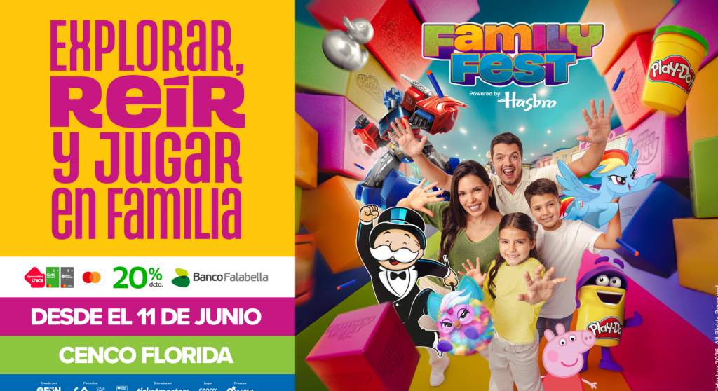 Peppa Pig, Transformers y Monopoly en un mismo lugar: Family Fest by Hasbro inicia venta de entradas en Chile