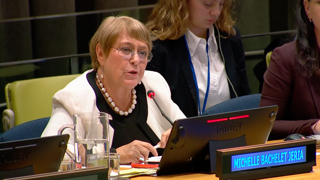 EN VIVO: Sigue la presentación de Michelle Bachelet ante la ONU