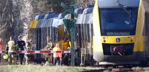 Grave choque frontal de trenes deja 18 heridos en Dinamarca