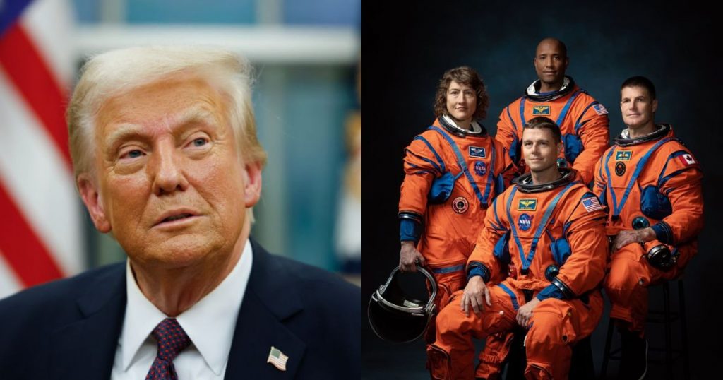 Donald Trump se comunica con tripulación de Artemis II y los felicita: “Hoy han hecho historia”