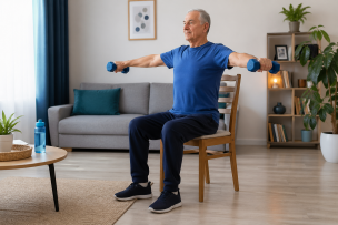 Caídas en adultos mayores: claves para prevenirlas con ejercicios simples y efectivos