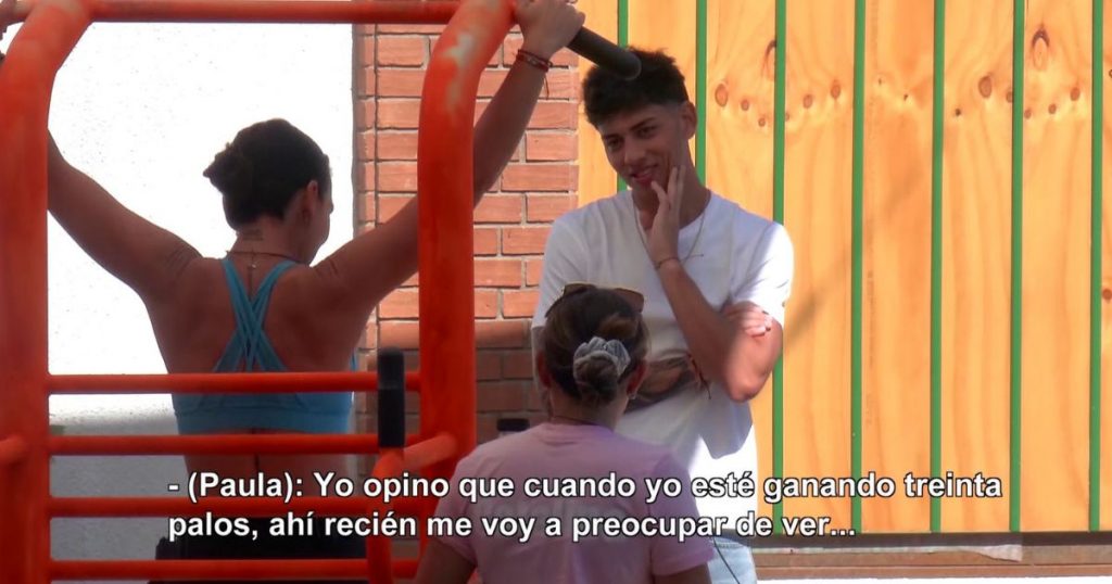 Bastián coqueteó sin miedo con Paula Pavic en Vecinos al límite: 