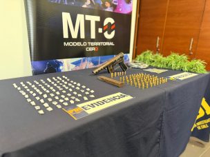 Pudahuel: PDI decomisa subametralladora artesanal en operativo antidrogas