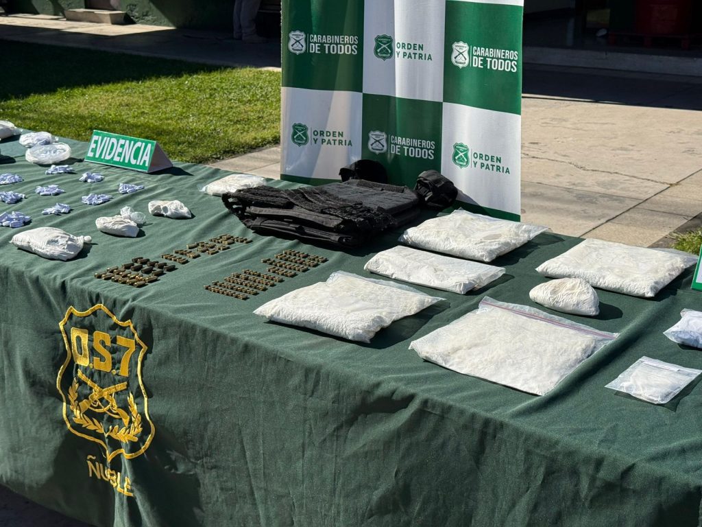 Hay 20 detenidos: Carabineros desarticuló banda de microtráfico que operaba en Chillán