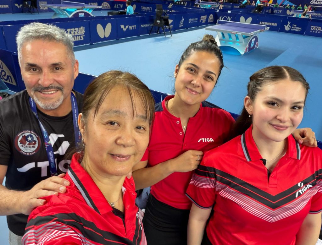 Chile debuta con triunfo en Mundial de Tenis de Mesa: Tania Zeng lidera victoria