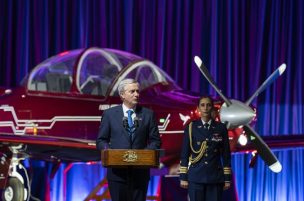 Presidente Kast presenta nuevo avión T-40 NEWEN de ENAER