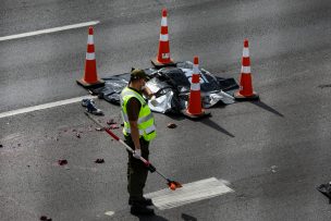 Fatal choque múltiple deja un muerto y seis heridos en San Joaquín: Investigan consumo de alcohol