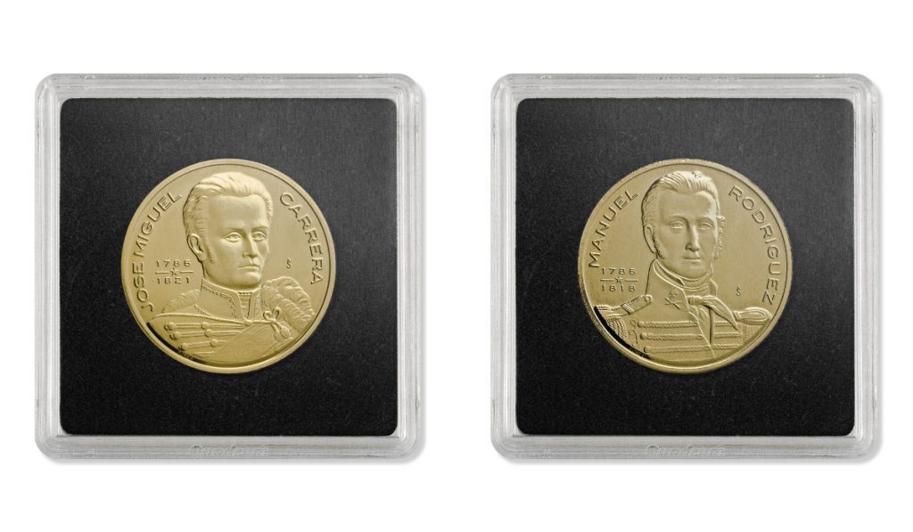 Casa de Moneda lanzó colección “Héroes Patrios” con figuras históricas de Chile