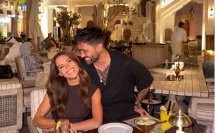 El comentado reencuentro de Gala Caldirola y Mago Jiménez en Qatar
