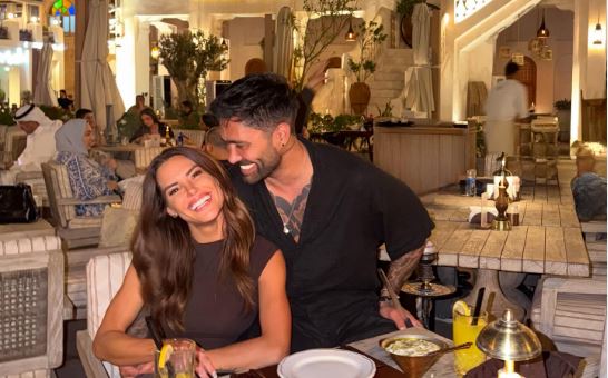 El comentado reencuentro de Gala Caldirola y Mago Jiménez en Qatar